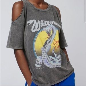 Whitesnake Band Graphic Tee Topshop Size M